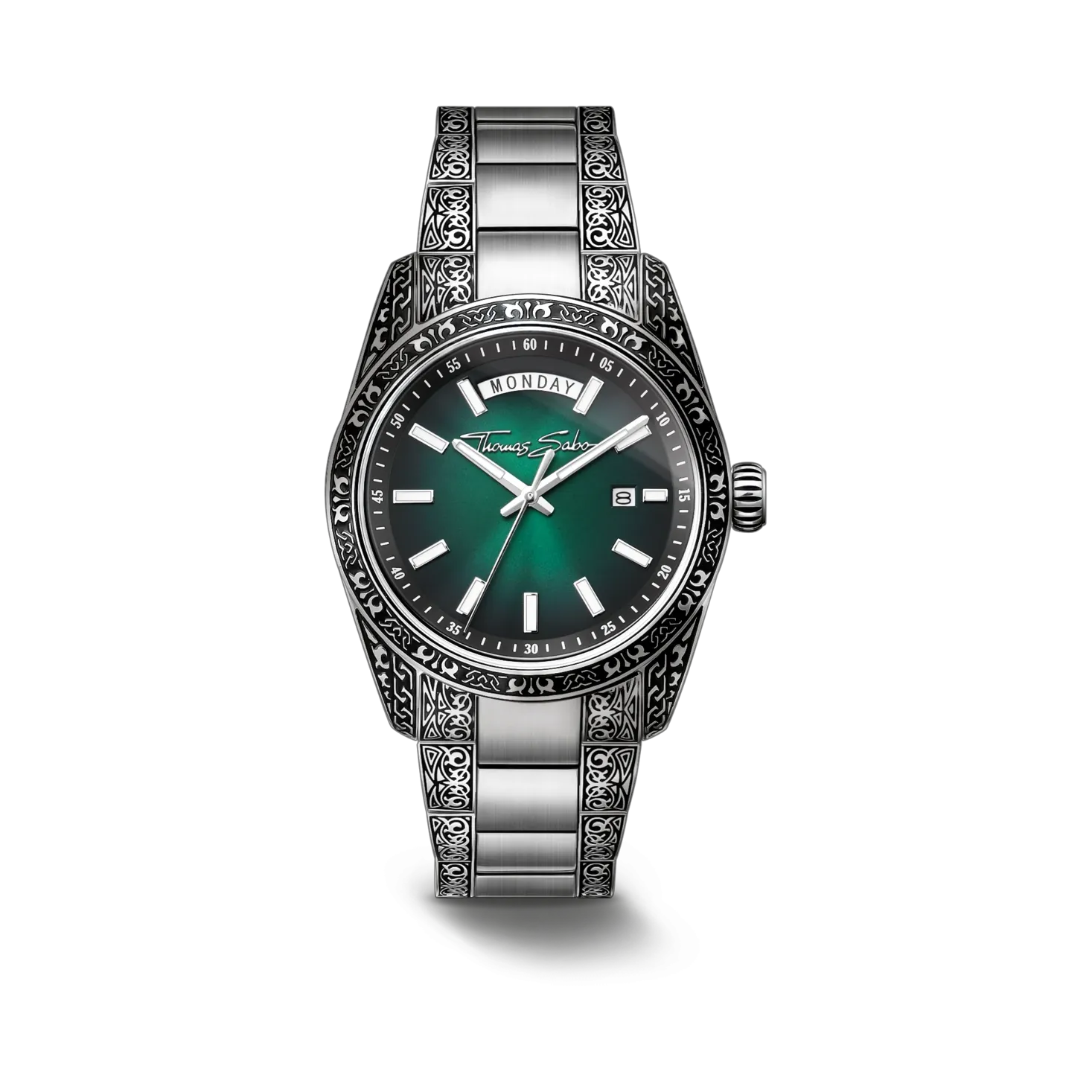 Montre Revive, version vert fumé — Collection Rebel par ACTE.5
